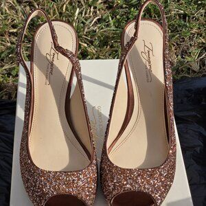 Vince Camuto | Imagine Sparkly Bronze | 4-inch heels | Used